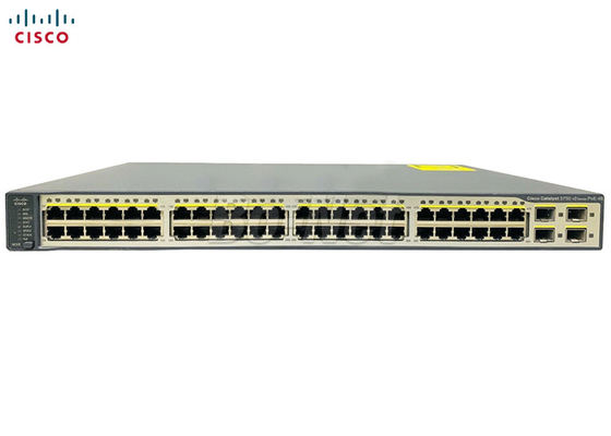Original Used Cisco Switches WS-C3750V2-48PS-S 3750V2 48 10/100 PoE+ 4 SFP Managed Network Type