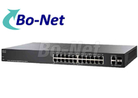 2 Gigabit Ethernet Combo Cisco POE Switch SG200-26FP-CN High Switching Capacity