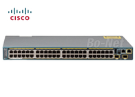 48 Port Full POE Used Cisco Gigabit Switch , 10G SFP+ Cisco Network Switch WS-C2960S-48FPD-L