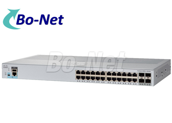 High Speed Cisco 2960 24 Port POE Gigabit Switch For Small Office Buildings  WS-C2960L-24PS-LL