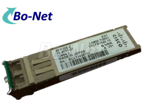 SFP GE Z Fibre Channel Used Cisco Modules With 80 Km Max Transfer Distance SFP-GE-Z