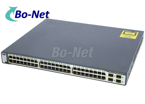 48 10/100/1000T + 4 SFP + IPS Used Cisco Switches Ethernet Network WS-C3750G-48TS-E