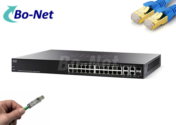 SF300 24PP K9 CN Ethernet Cisco Catalyst Switch For Office Rack Mountable 1U