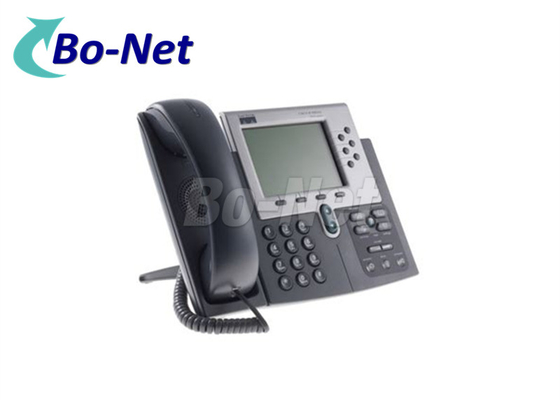 CP 7960G 24 Port POE+ Cisco IP Phone For Wideband Acoustic Echo Cancellation