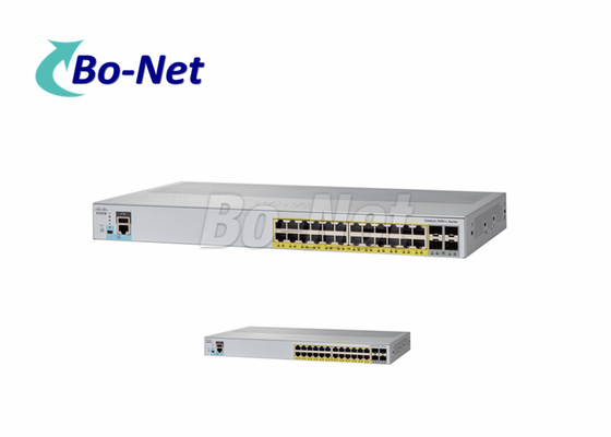 WS C2960L 24PQ LL Used Cisco POE Switch 10/100/1000 Ethernet 4 X 10G SFP+