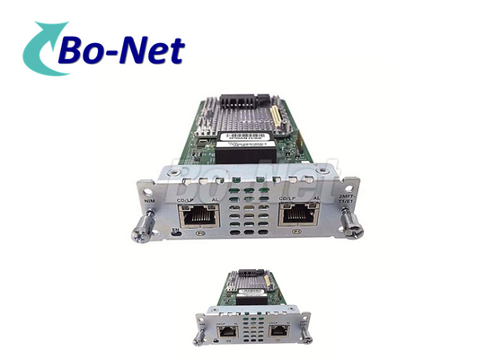 Plug In 4000 Series Cisco Wan Interface Card For NIM-2MFT-T1/E1 Cisco Gigabit Switch
