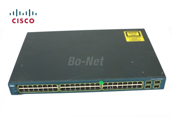 C3560 Series Used Cisco Switches , Cisco 48 Port Switch WS-C3560-48TS-S 10/100M