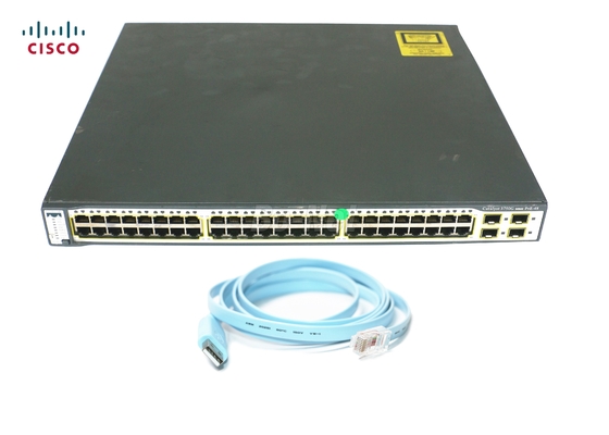 Original New Cisco Managed Switch , C3750G Series Cisco 48 Port WS-C3750G-48PS-S
