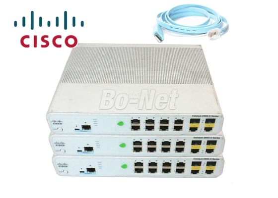 C2960C Series Cisco Managed Switch , 8 Port Second Hand Cisco Switch 10/100M WS-C2960C-8TC-L