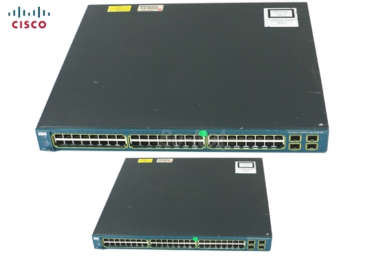 Black Used Cisco Switches WS-C3560G-48PS-S 3560 48 10/100/1000T PoE 4 SFP IPB Image