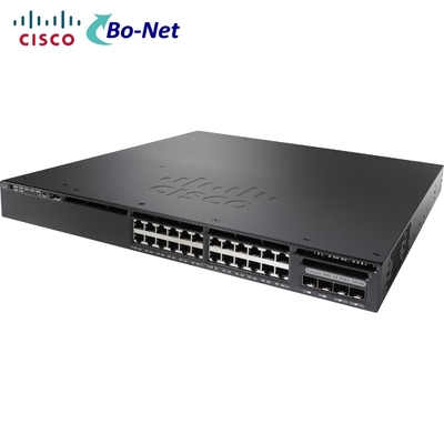 Original Cisco Catalyst 3650 24 Port PoE 2x10G Uplink LAN Base WS-C3650-24PD-S Switch