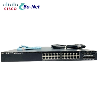 Cisco 3650 24-Port Gigabit 4x1G Uplink  Ethernet Switch WS-C3650-24TS-S  IP Base