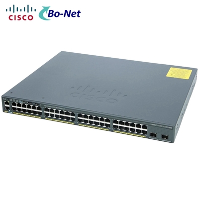 Cisco Original New Managed Network Switches Brand WS-C2960X-48LPD-L 2960-X 48 GigE PoE 370W, 2 x 10G SFP+ LAN Base