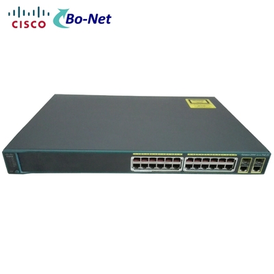 POE Network Cisco Managed Switch WS-C2960-24PC-L-RF 24 Port 10/100M One Year Warranty
