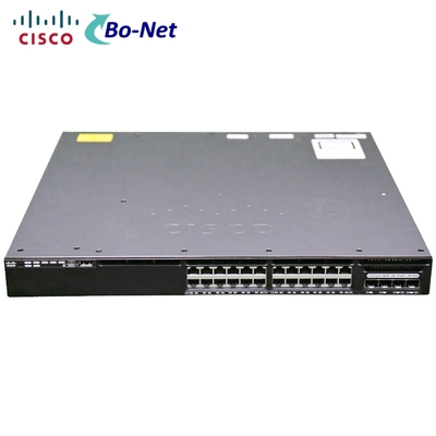 390W Used Cisco Switches WS-C3650-24PD-L 3650 24 Port PoE 2x10G Uplink LAN Base