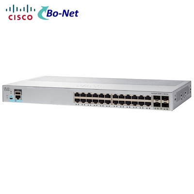 370W Network Cisco Switch WS-C2960L-24TS-LL 2960L 24 Port GigE 4 X 1G SFP LAN Lite