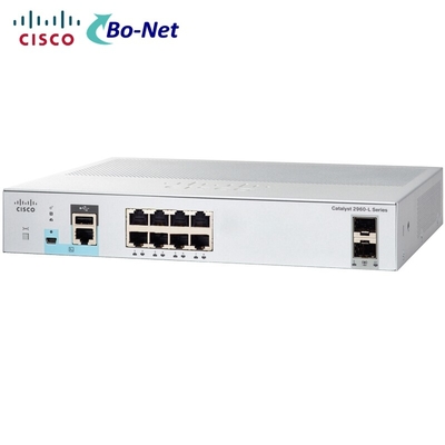 8 Port Gigabit Used Cisco Switches 2960 Series WS-C2960L-8TS-LL One Year Warranty
