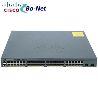 512MB DRAM Used Cisco Switches WS-C2960X-48FPD-L 10/100/1000M Managed Network Type