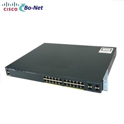 WS-C2960X-24PS-L Cisco 2960 24 Port POE Gigabit Switch , Cisco Small POE Switch 4 X 1G SFP