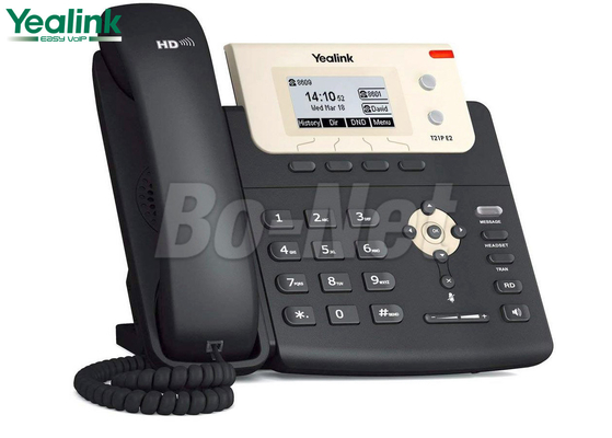 Yealink SIP-T21P E2 Cisco IP Phone Dual Line Entry Level POE Support HD Voice