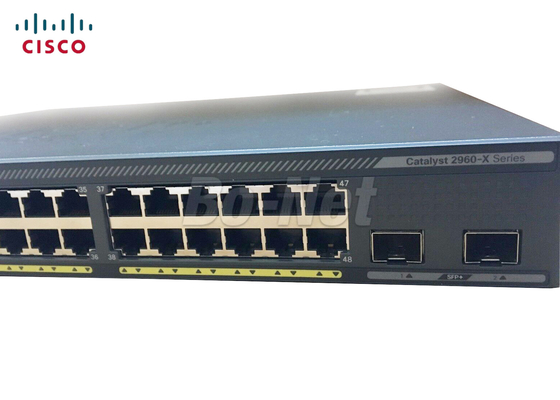 216 Gbps Switching Capacity Used Cisco Switches WS-C2960X-48FPD-L 2960X 48 PoE Ports