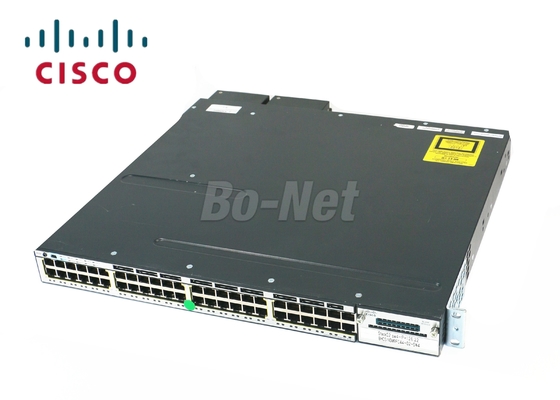 48 Port PoE Gigabit Ethernet Network Switch Original Cisco WS-C3750X-48PF-S