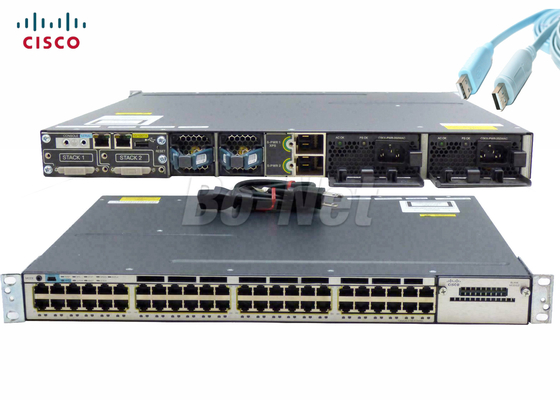 Used Layer 3 48 Port Gigabit Ethernet Switch WS-C3750X-48T-E 3750X AC 120/230V
