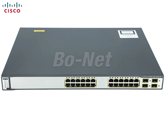 10/100/1000Mbps Cisco Gigabyte POE Switch , Used Cisco Routers Switches 24 Ports