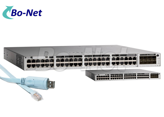 Cisco Gigabit Switch New C9200L-48P-4G-A 9200L 48 Port 10/100/1000 PoE+ 4x1G Uplink Switch, Network Advantage